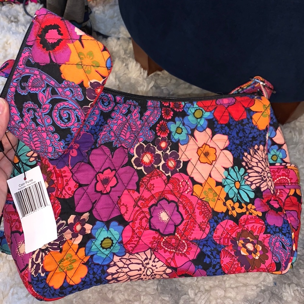 Vera Bradley purse with matching coin purse